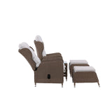 Washington Folding Lounge set - Příroda/Příroda