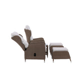 Washington Folding Lounge set - Příroda/Příroda