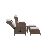 Washington Folding Lounge set - Příroda/Příroda