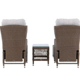 Washington Folding Lounge set - Příroda/Příroda