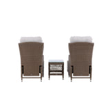 Washington Folding Lounge set - Příroda/Příroda