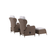 Washington Folding Lounge set - Příroda/Příroda
