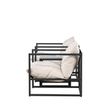 Messina Lounge Set - černá/béžová