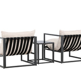 Messina Lounge Set - černá/béžová