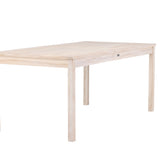 Jídelní stůl, Kenya, smetanová, 180x90x75