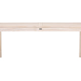 Jídelní stůl, Kenya, smetanová, 180x90x75