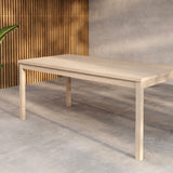 Jídelní stůl, Kenya, smetanová, 180x90x75