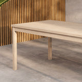 Jídelní stůl, Kenya, smetanová, 180x90x75