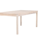 Jídelní stůl, Kenya, smetanová, 180x90x75