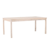 Jídelní stůl, Kenya, smetanová, 180x90x75