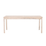 Jídelní stůl, Kenya, smetanová, 180x90x75