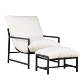 Lounge křeslo, Corso, černá, 127.5x66.5x68