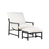 Lounge křeslo, Corso, černá, 127.5x66.5x68