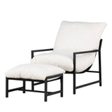 Lounge křeslo, Corso, černá, 127.5x66.5x68