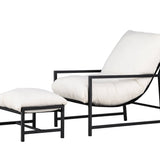 Lounge křeslo, Corso, černá, 127.5x66.5x68
