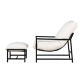 Lounge křeslo, Corso, černá, 127.5x66.5x68