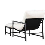 Lounge křeslo, Corso, černá, 127.5x66.5x68