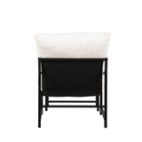 Lounge křeslo, Corso, černá, 127.5x66.5x68