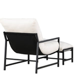 Lounge křeslo, Corso, černá, 127.5x66.5x68