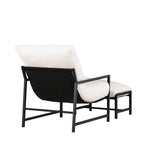 Lounge křeslo, Corso, černá, 127.5x66.5x68