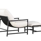 Lounge křeslo, Corso, černá, 127.5x66.5x68