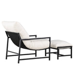 Lounge křeslo, Corso, černá, 127.5x66.5x68