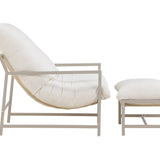 Lounge křeslo, Corso, béžová, 127.5x66.5x68