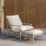 Lounge křeslo, Corso, béžová, 127.5x66.5x68