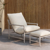 Lounge křeslo, Corso, béžová, 127.5x66.5x68