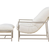 Lounge křeslo, Corso, béžová, 127.5x66.5x68