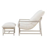 Lounge křeslo, Corso, béžová, 127.5x66.5x68