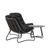 Cala Lounge Set - šedá / černá