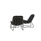 Cala Lounge Set - šedá / černá