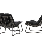 Cala Lounge Set - šedá / černá