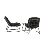 Cala Lounge Set - šedá / černá