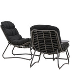 Cala Lounge Set - šedá / černá