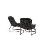 Cala Lounge Set - šedá / černá