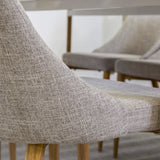 Polar Matbord - Ek-Look / Vit- 180*90*H75 +Leone - Jídelní židle - Dub/Světle šedá _6