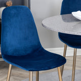 Razzia Jídelní stůl 106cm - Šedá Terazzo / Černá+Polar Matstol - Matt Mässing /