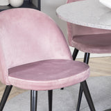 Razzia Jídelní stůl 106cm - Šedá Terazzo / Black+Velvet Matstol - Svart / Gamme