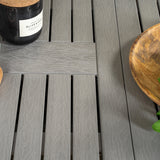 Albany Table - 160/240 - White/Grey - Malin Karmstol med dyna - Vit / grå dyna 4