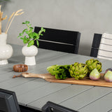 Stůl pro úrovně 229/310 - Černá/šedá - Židle pro úrovně (stohovatelné) - Black Alu / Black Aintwood 6