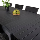 Jídelní stůl Marbella 160/240*100*H75 - Black+Knick Chair Chair - Black_8