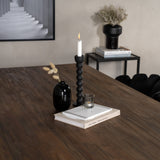 Padang Matbord - Svart / mörk Teak - 250*100*H76+Limhamn - Židle - Black Velvet_6