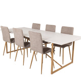 Palace Matbord - Ek-look / Vit - 240*100*H75 +Windu Lyx Ersätts med 29908-440 _6