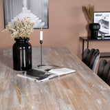 Jepara Matbord - Grå - 250*100*H76+Limhamn Light - Židle - Grey Velvet_6