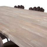 Jepara Matbord - Grå - 250*100*H76+Limhamn Light - Židle - Grey Velvet_6