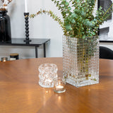 Copenhagen - Jídelní stůl kulatý - Hnědá / Černá+Velvet Matstol - Svart / Svart S