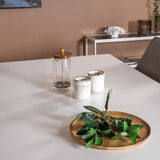 Polar Matbord - Ek-Look / Vit- 180*90*H75 +Leone 2.0 Polar Grey - Bílé nohy _6