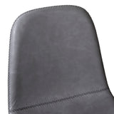 Kulatý stůl Plaza 100 cm - Černá deska - Ořechové nohy+Jídelní židle Polar s funkcí Spin - černá Nohy - Černá PU - Černá Stitches_4
